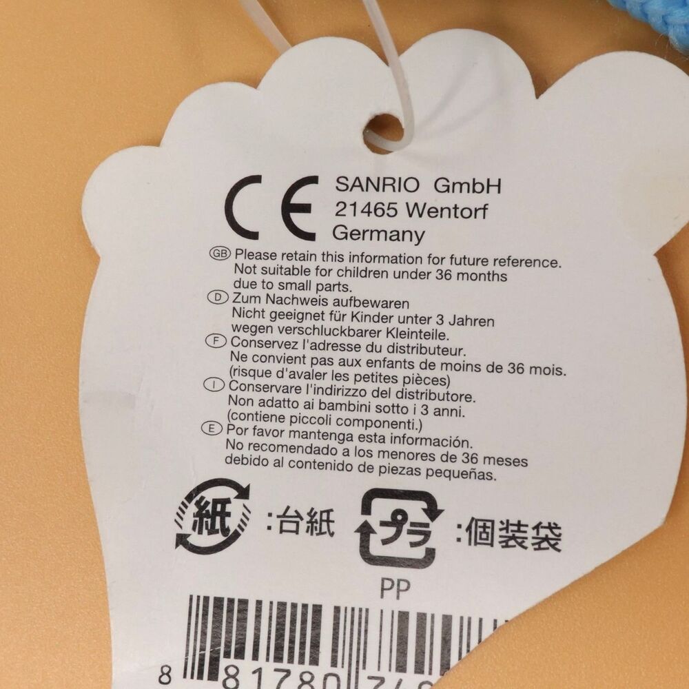 Vintage 2005 Sanrio Hello Kitty Chococat Flip Flops Womens Size Large Blue - Picture 8 of 12